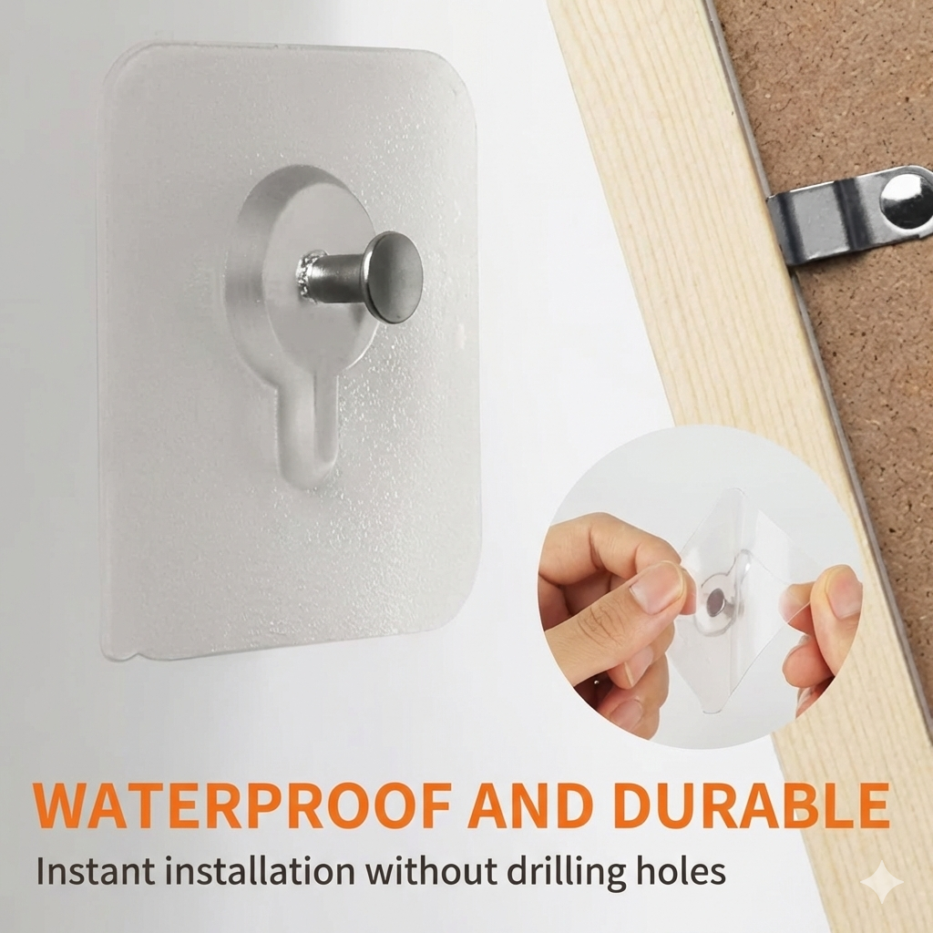 Adhesive Hooks for Wall