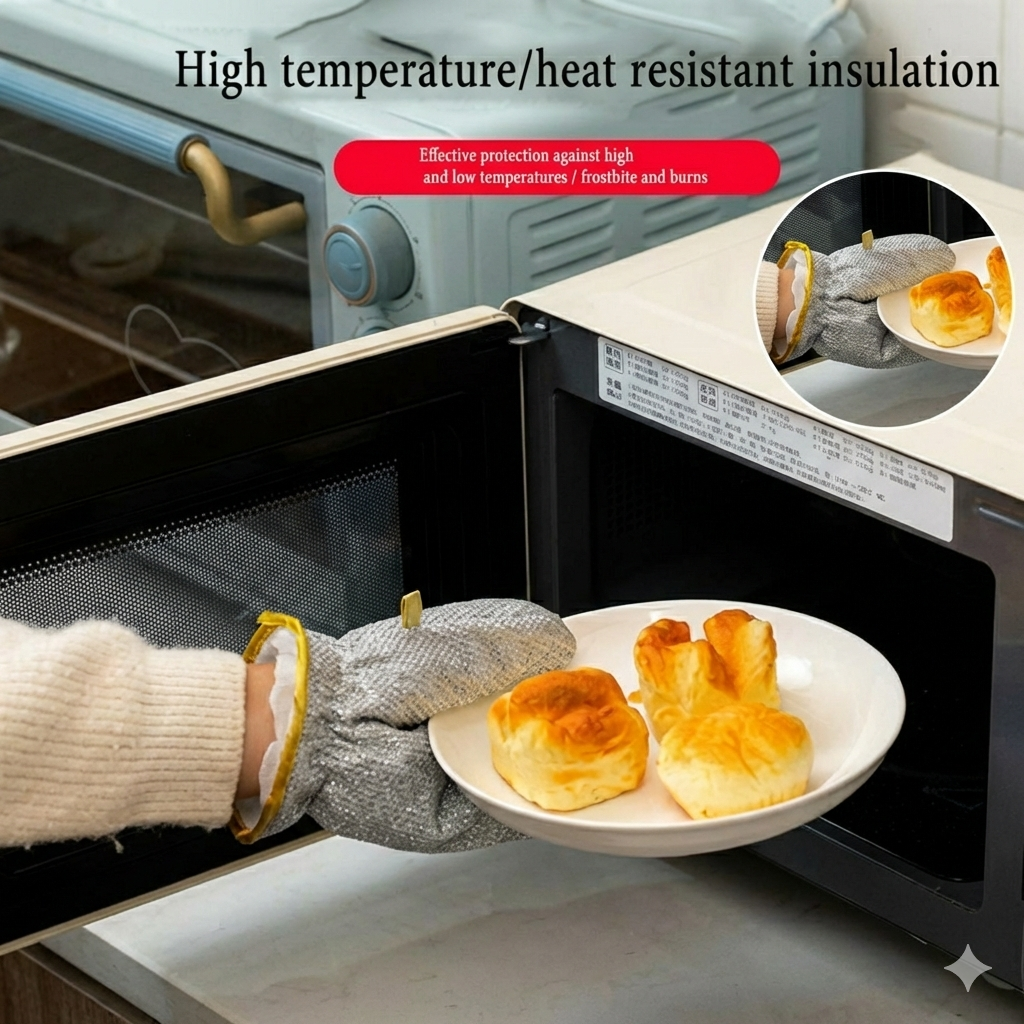 Steel Wire Dishwashing Gloves