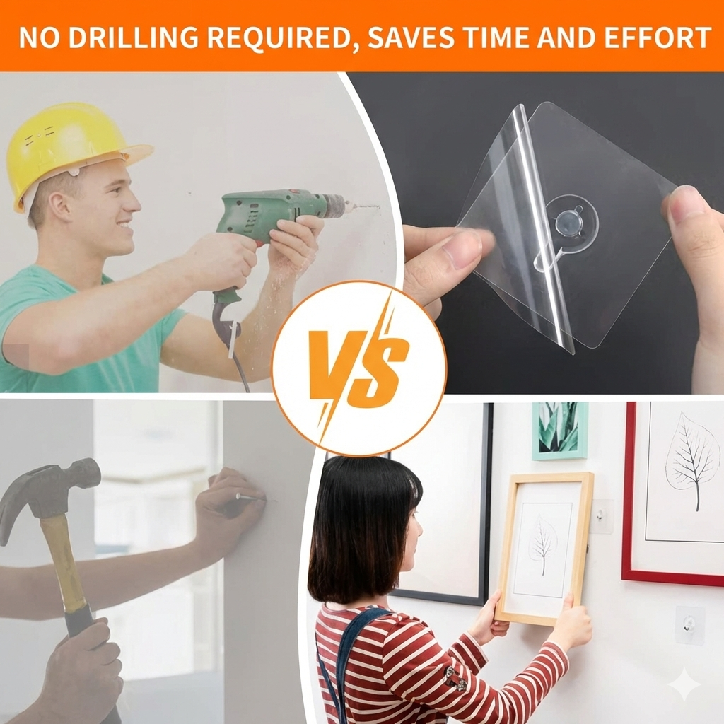 Adhesive Hooks for Wall