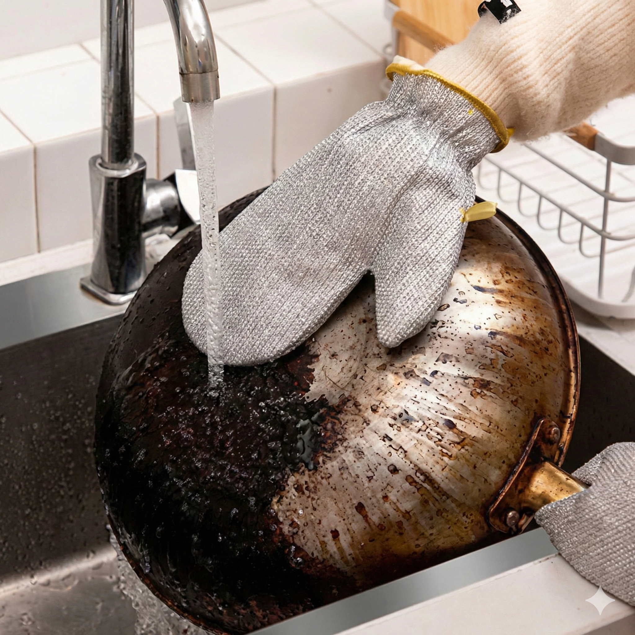 Steel Wire Dishwashing Gloves